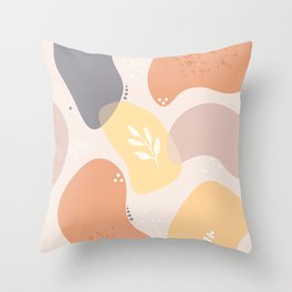 Abstract Shape Composition Throw Pillow