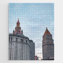 Sunset in New York City | Architecture Photography in NYC Jigsaw Puzzle