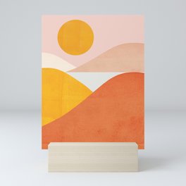 Abstraction_Mountains Mini Art Print