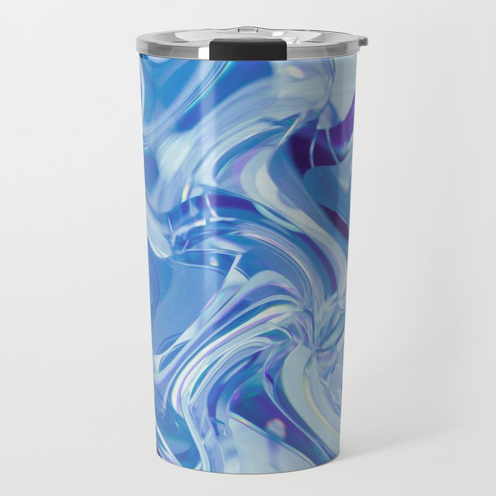 Swirling Glass Travel Mug