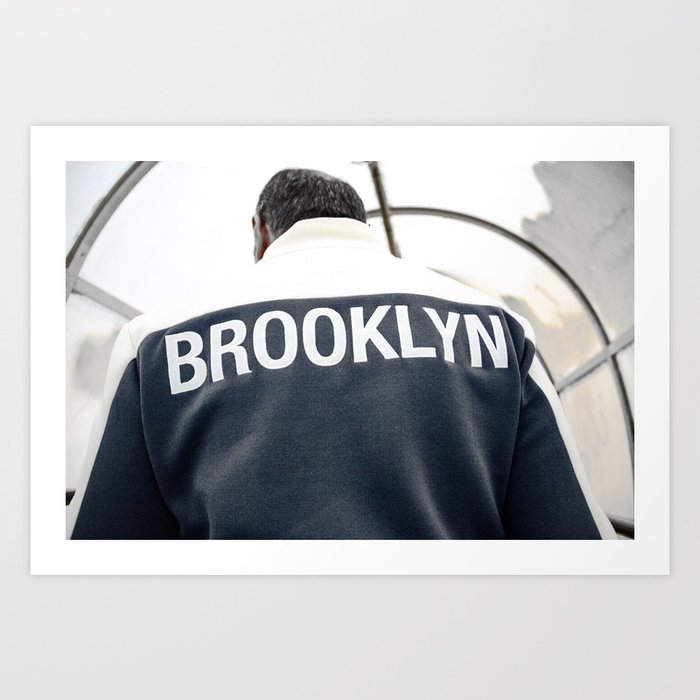 Brooklyn man in downtown New York City - NYC Street Photography Art Print