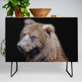 Spiked Brown Bear Credenza