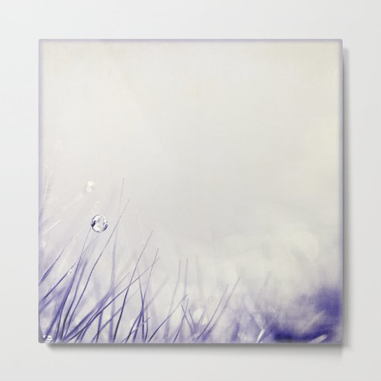 the drop Metal Print