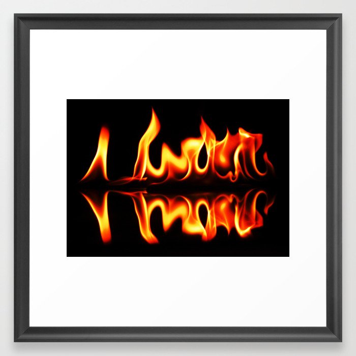 fire 1 Framed Art Print