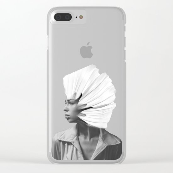 FLOWERGIRL Clear iPhone Case