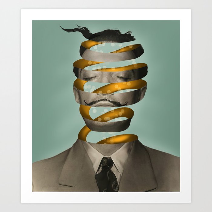 Inside The Mind Art Print By Vincepezzaniti Society6