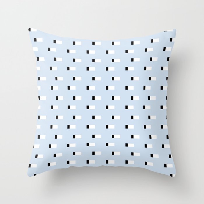 Minimal Squares Steel Blue Throw Pillow By Silverpegasus Society6
