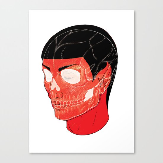 Red Vulcan Canvas Print