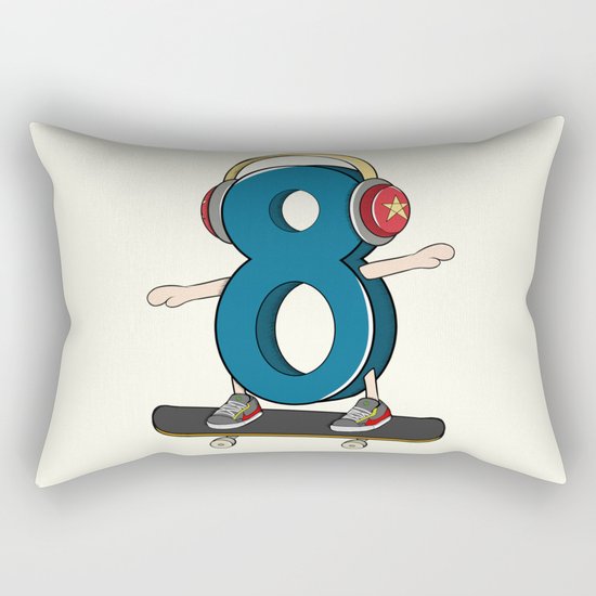 Sk8er (Skater) Rectangular Pillow