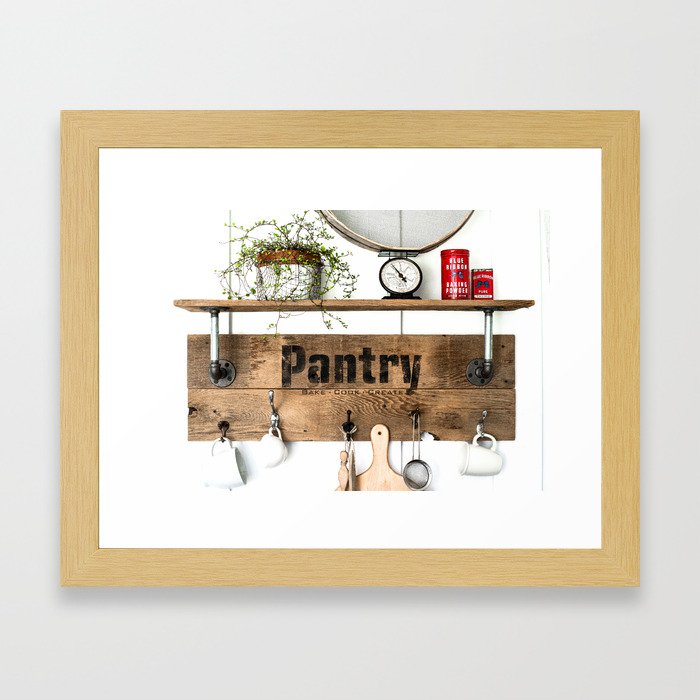 Pantry Shelf Framed Art Print