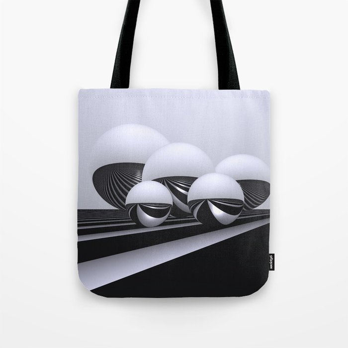 black-and-white -15- Tote Bag