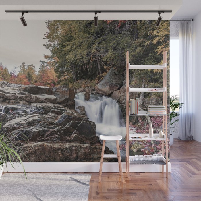 Waterfall at Rocky Gorge Wall Mural