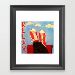 RELAX Framed Art Print