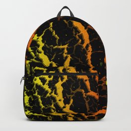 Cracked Space Lava - Yellow/Orange Backpack
