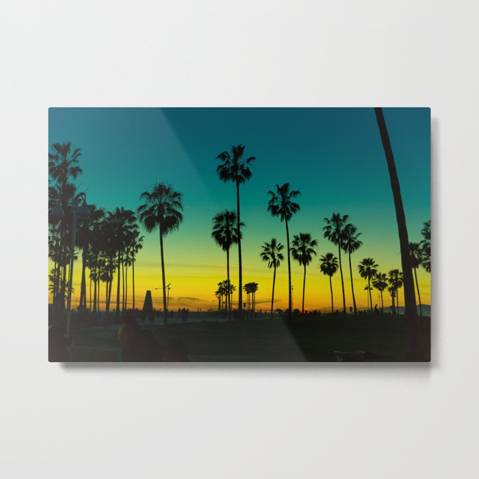 venice california at dusk Metal Print