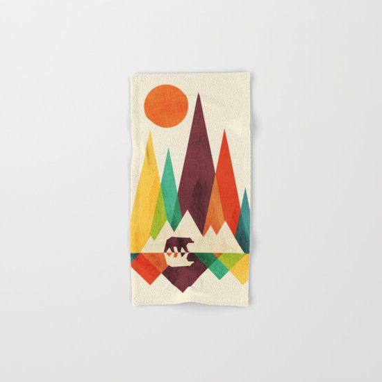 Bear In Whimsical Wild Hand & Bath Towel