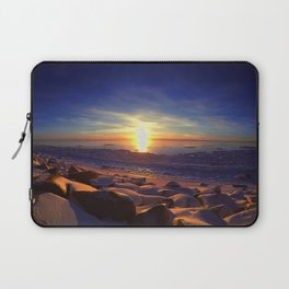 Alaska Sunset with blue skies.  Laptop Sleeve