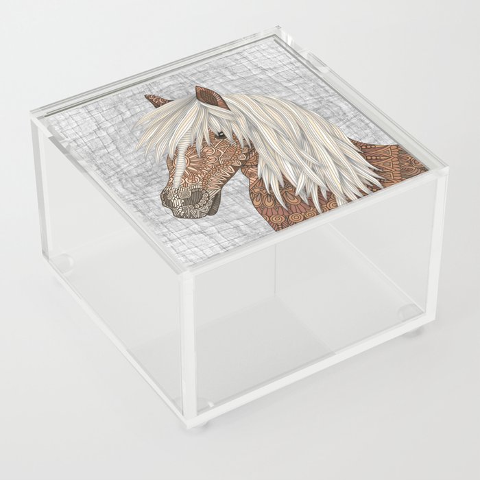 Haflinger Horse Acrylic Box