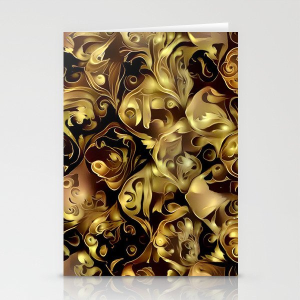 Original Leather Gold Art Collection Stationery Cards