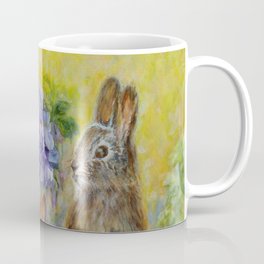Spring Rabbits in the Garden by Marianne Fadden Coffee Mug