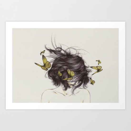 Hair III Art Print