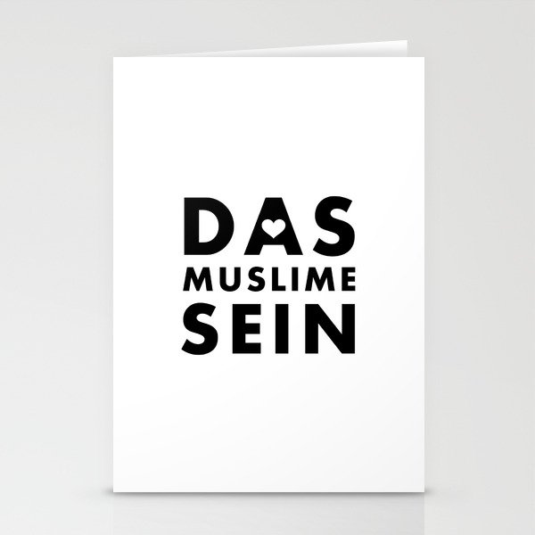 Das Muslime sein [WB] Stationery Cards