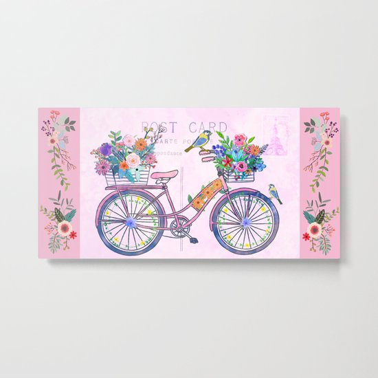 Postcard From Paris Metal Print