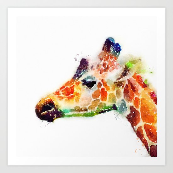 The Graceful - Giraffe Art Print