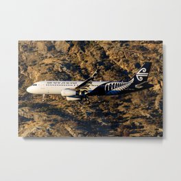 Air New Zealand A320 Queenstown Metal Print | Photo, Aircraft, Zqn, Newzealand, Plane, Nz, Airnewzealand, Queenstown, Airbus, A320 