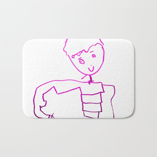 The Little Prince | Elisavet first drawing Bath Mat