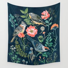 Birds Garden Wall Tapestry