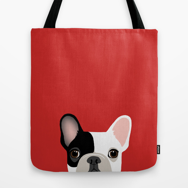 French Bulldog Tote Bag by Anne Was Here | Society6
