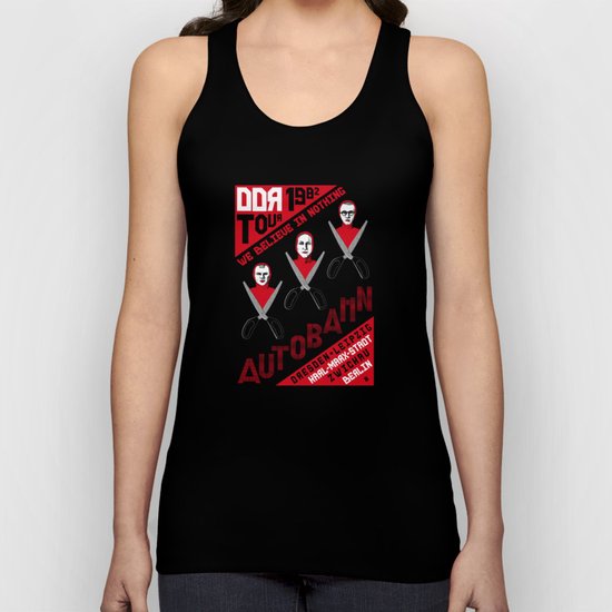 Autobahn--East German Tour 1982 Unisex Tank Top