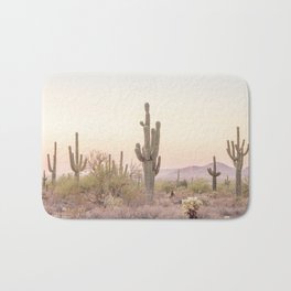 Arizona Desert Badematte | Southwest, Cacti, Desert, Wanderlust, Travel, Color, Pink, Newmexico, Photo, Joshuatree 