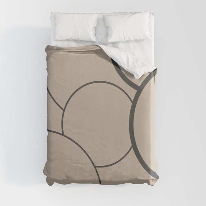 The Shape Of Life - Mid-Century Modern Duvet Cover