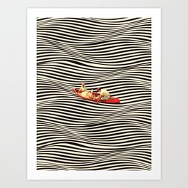 The Real Boat Ride Art Print