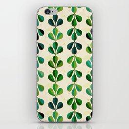 Gouache Leaves - Tropical Green iPhone Skin