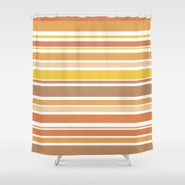 Summer stripes Shower Curtain