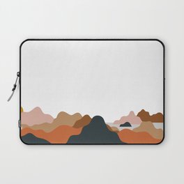 Abstract retro beach coast mountain landscape view Laptop Sleeve