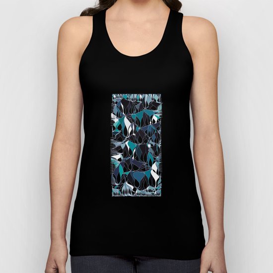 Abstract waves Unisex Tank Top