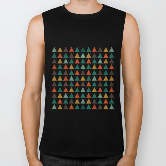 Lovely geometric Pattern VII Biker Tank