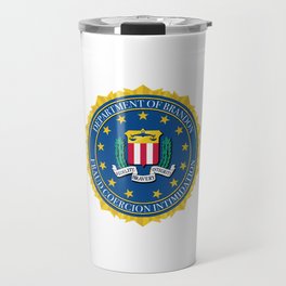 FBI, DEPARTMENT OF BRANDON Travel Mug