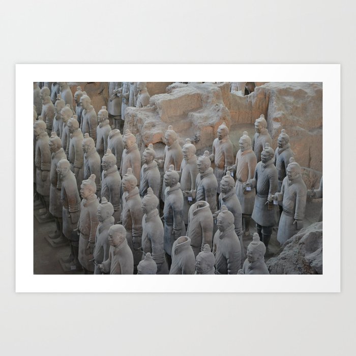 Terra Cotta Warriors Art Print