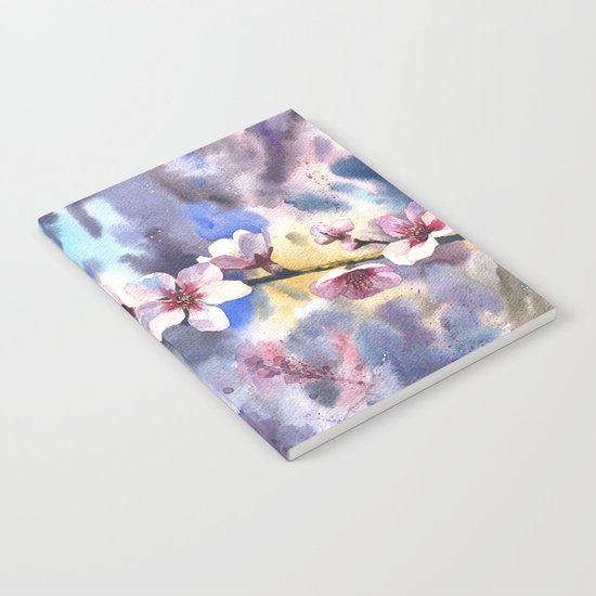 Blossoming almond Notebook