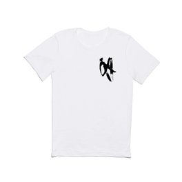 Brushstroke 2 - simple black and white T Shirt