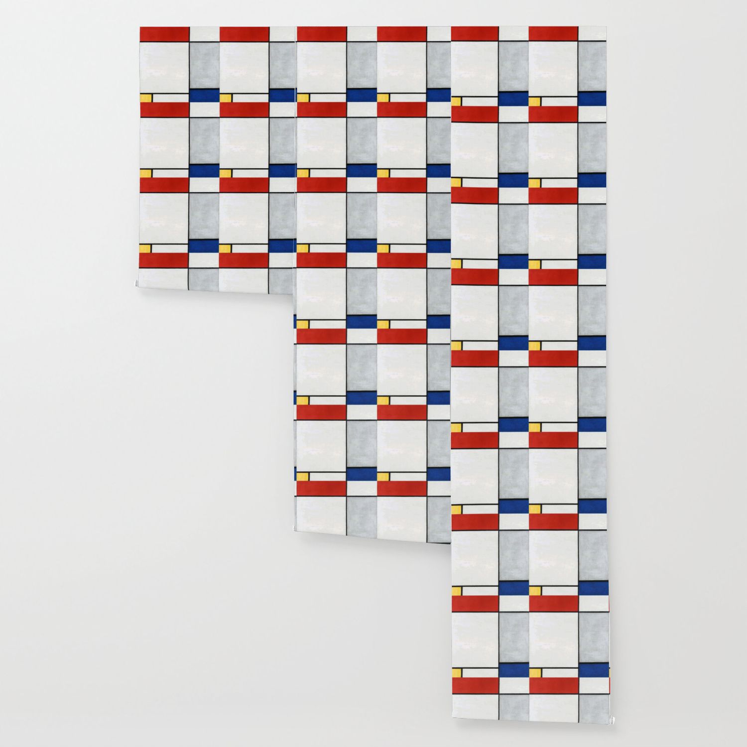 Piet Mondrian Composition En Rouge Jaune Et Bleu Composition In Red Yellow And Blue Composition Vintage Art Decor Wallpaper By Artandculture Society6