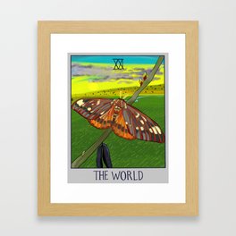 XXI - The World Framed Art Print