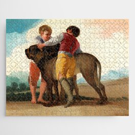 Francisco Goya "Boys with Mastiffs" Jigsaw Puzzle