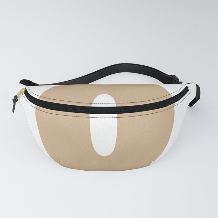 0 (Tan & White Number) Fanny Pack