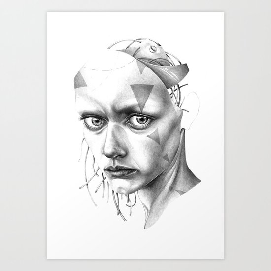 THE SPACEINVADERS 7# Art Print